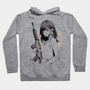 M4 Anime Girl Hoodie